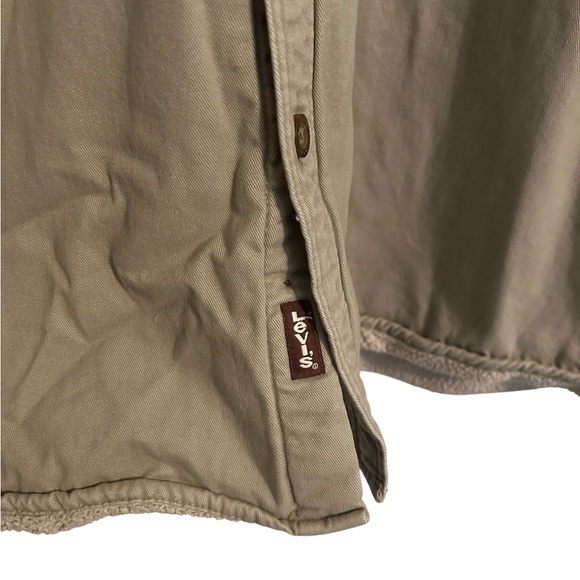 Levi’s Men’s Sherpa Trucker Jacket Tan Fleece Lined Size‎ XXL - Picture 3 of 5
